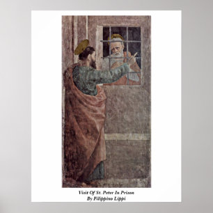 Poster Visit Of St. Peter In Prison By Filippino Lippi