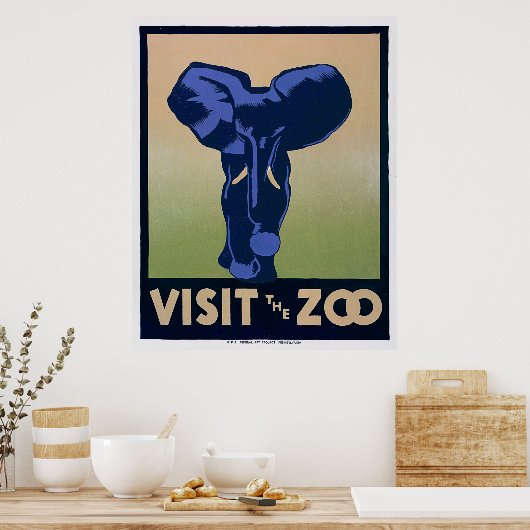 Poster Visit the Zoo (Cuisine)