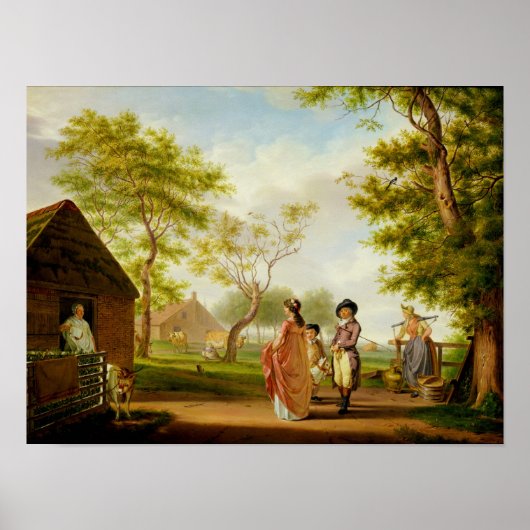 Poster Visite à la campagne laitière (Devant)