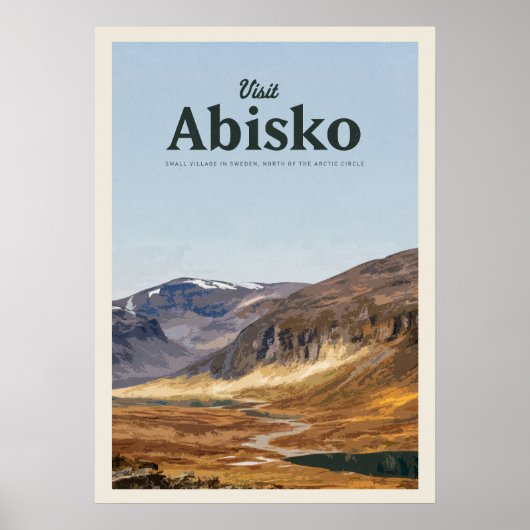 Poster Visite d'Abisko (Devant)