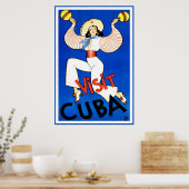 Poster Visite de Cuba (Cuisine)