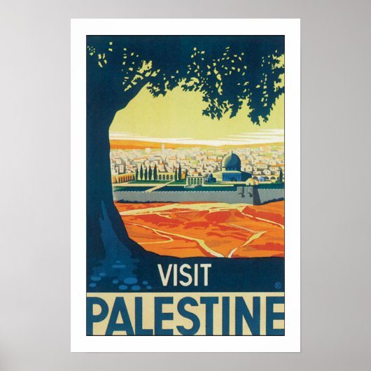 Poster Visite de la Palestine (Devant)