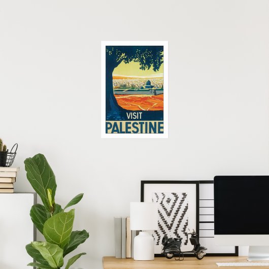 Poster Visite de la Palestine (Bureau à domicile)