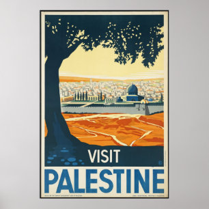 Poster Visite de la Palestine