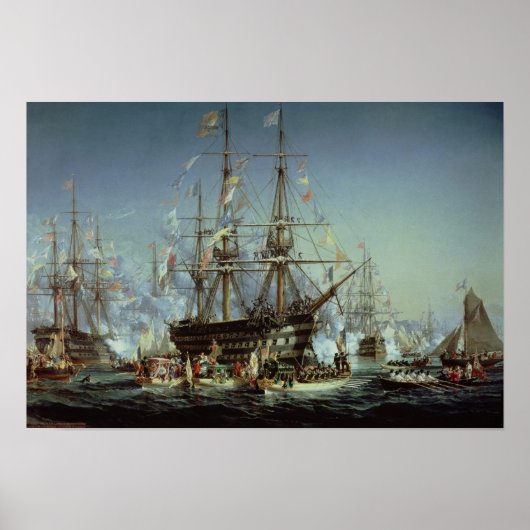 Poster Visite de la reine Victoria à Cherbourg, 1858 (Devant)
