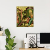 Poster Visite de l'Ange, de la droite (Bureau à domicile)