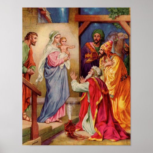 Poster Visite de l'art chrétien de Noël des Sages (Devant)