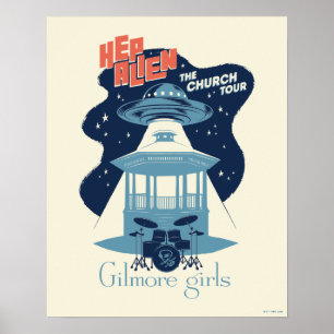 Poster Visite de l'église de Hep Alien dans Gilmore Girls