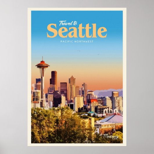 Poster Visite de Seattle (Devant)