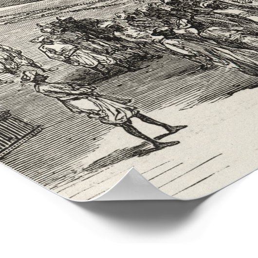 Poster Visite du vice-roi de l'Inde (Coin)