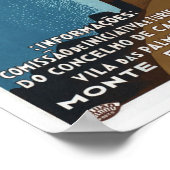 Poster Visite Estoril Cascais Portugal (Coin)