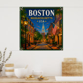 Poster 🍁 Visite historique de Boston Massachusetts 🍁 (Cuisine)