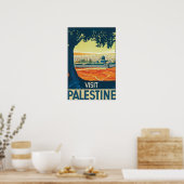Poster Visite Palestine, Vintage (Cuisine)