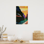 Poster Visite vintage Yougoslavie (Cuisine)