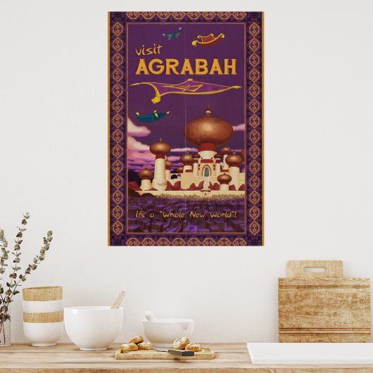 Poster Visiter Agrabah (Cuisine)