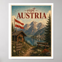 Visiter l'Autriche Voyage Vintage