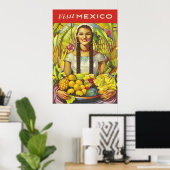 Poster Visiter le Mexique (Bureau à domicile)