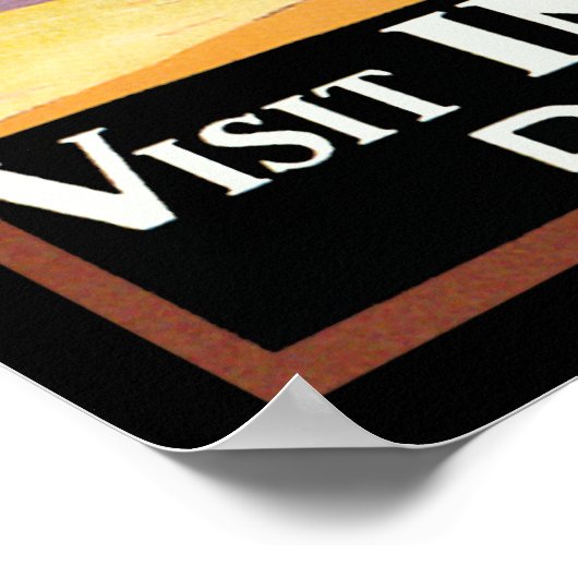 Poster Visiter l'Inde - Delhi (Coin)