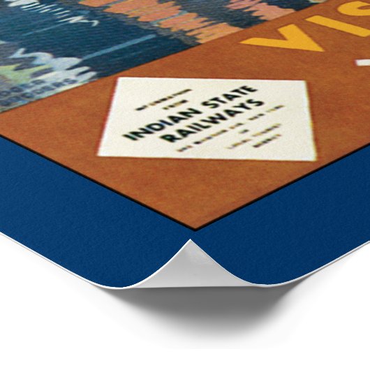 Poster Visiter l'Inde ~ Muttra (Coin)