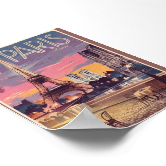 Poster Visiter Paris (Coin)