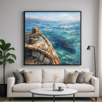 Visiteur sous-marin - Art de style peinture pastel