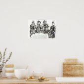 Poster Visiteurs de l'Exposition de Paris (Cuisine)