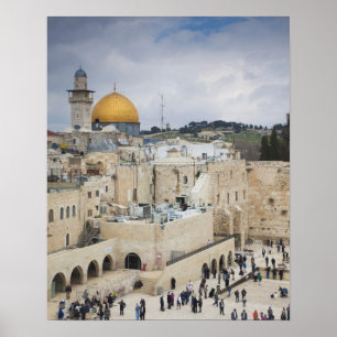 Poster Visiteurs, Western Wall Plaza & Dome of the Rock
