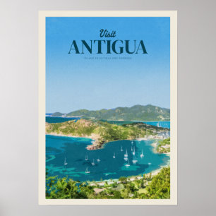 Poster Visitez Antigua