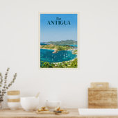 Poster Visitez Antigua (Cuisine)