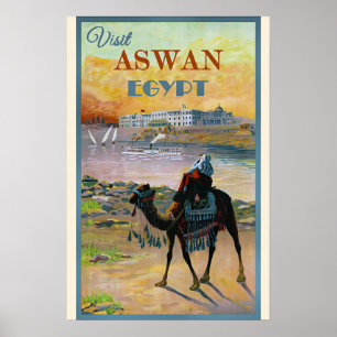 Poster Visitez Assouan, Égypte