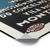 Poster Visitez Estoril-Cascais Portugal (Coin)