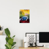 Poster Visitez La Grece en Auto (Bureau à domicile)