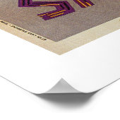 Poster Visitez la Sardaigne vintage Italie Voyage ad (Coin)