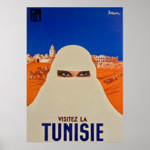 POSTER VISITEZ LA TUNISIE