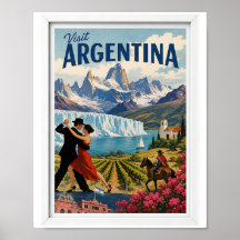 Visitez l'Argentine Voyage Vintage