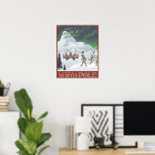 Poster Visitez l'atelier de Père Noël au pôle Nord (Bureau à domicile)