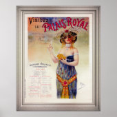 Poster Visitez Le Palais Royal par Jean de Paleologue (Devant)