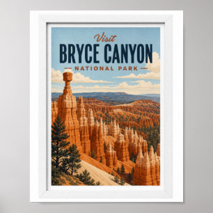 Poster Visitez le parc national de Bryce Canyon Voyage Vi