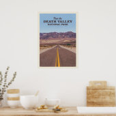 Poster Visitez le parc national de Death Valley (Cuisine)