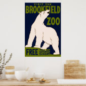 Poster Visitez le zoo de Brookfield (Cuisine)