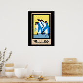 Poster Visitez le zoo de Londres, Regent's Park (Cuisine)