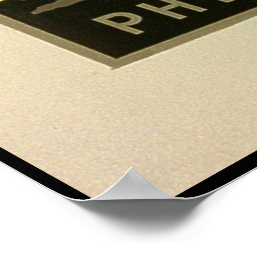 Poster Visitez le zoo de Philadelphie, Hippo - Ancien pos (Coin)