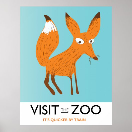 Poster Visitez le Zoo - Édition Fox (Devant)