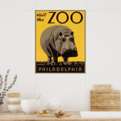 Poster Visitez le zoo - Philadelphie WPA (Cuisine)