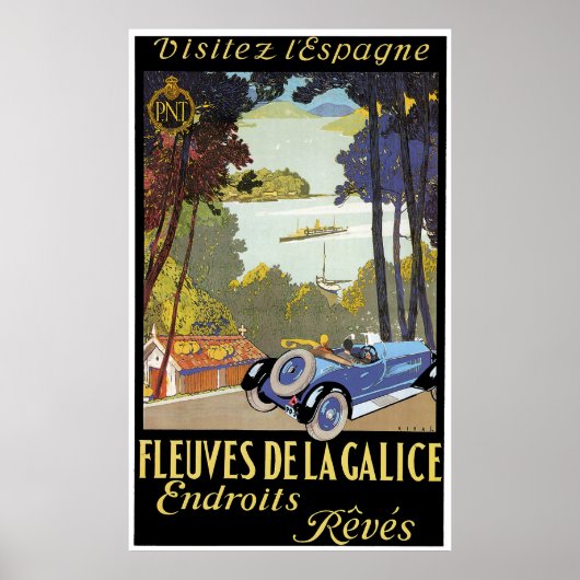 Poster Visitez L'Espagne (Devant)