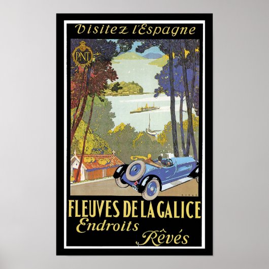 Poster Visitez l'Espagne (Devant)