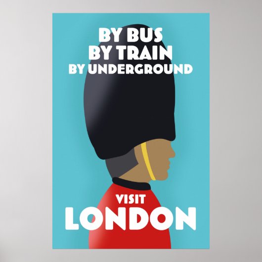 Poster Visitez London Art print. (Devant)