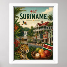 Visitez Suriname Travel Vintage