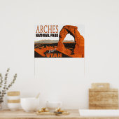 Poster Visitez Utah, Parc national des Arches, (Cuisine)