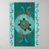 Poster Visitors Native Folk Art (Devant)